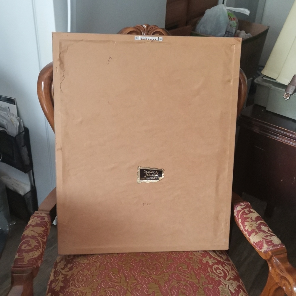 Vintage Joanne Thompson framed art. - Picture 3 of 3